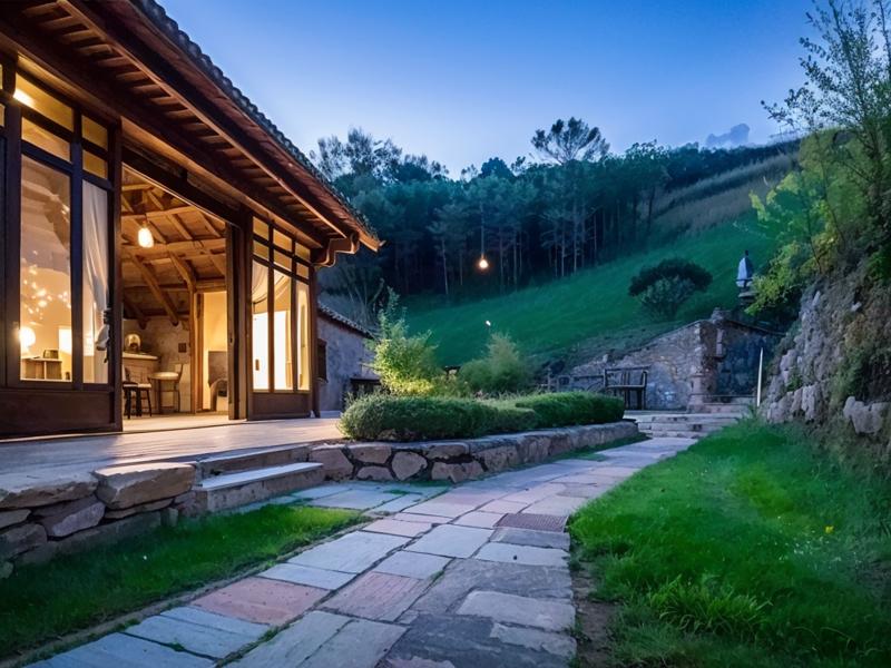 10775-437950523-xj,A building,villa,Beautiful countryside,the village exudes tranquility and a deep connection to nature,,stone,, (extremely det.png